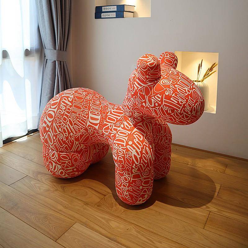 网红小马椅意客创厅小狗小马椅椅卡动童物凳子个性儿坐凳通造型动