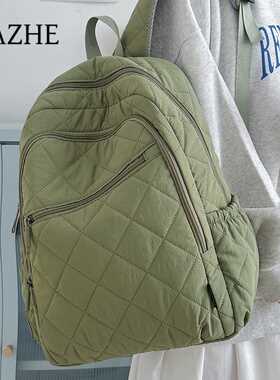 日本ins风可爱双肩包女2025新款卡通学生上课书包大容量通勤背包