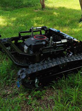 出口智利智能履带割草机自走式家用碎草机HT800小坦克遥控除草机