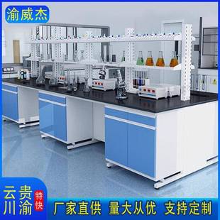 重庆实验室工作台实验桌钢木实验台化验室操作台化学试验边台理化