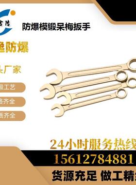 防爆两用扳手防爆成套呆梅扳手91113件套无火花工具