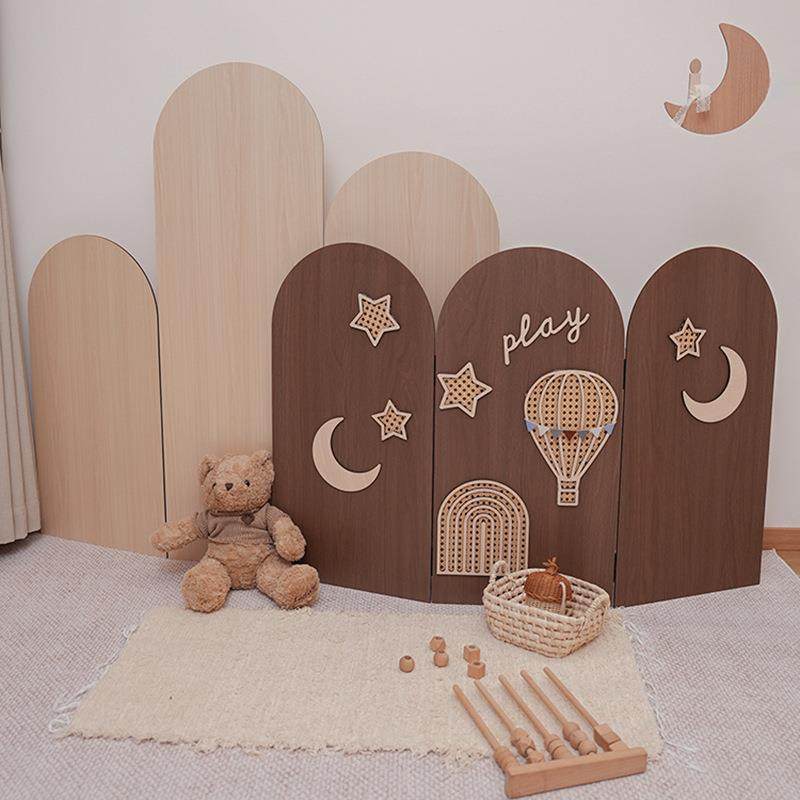 北欧风屏风背景板地台床头挡可移动折叠组合儿童房满月屏风背景板,自行车/骑行装备/零配件,更多零件/配件,淘宝优惠券,粉丝福利购,淘宝优惠卷