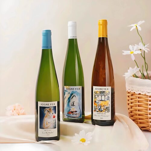 法国原瓶进口葡萄酒JOSMEYER乔士迈干白葡萄酒750mL雷司令微醺酒