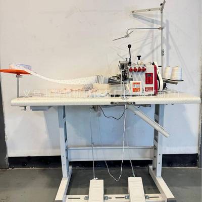 头花头圈密拷锁边机直驱包缝机四线747锁边机