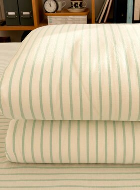 水洗棉绿色生机g纯棉被套单件150x200x230学生宿舍单人100全棉被