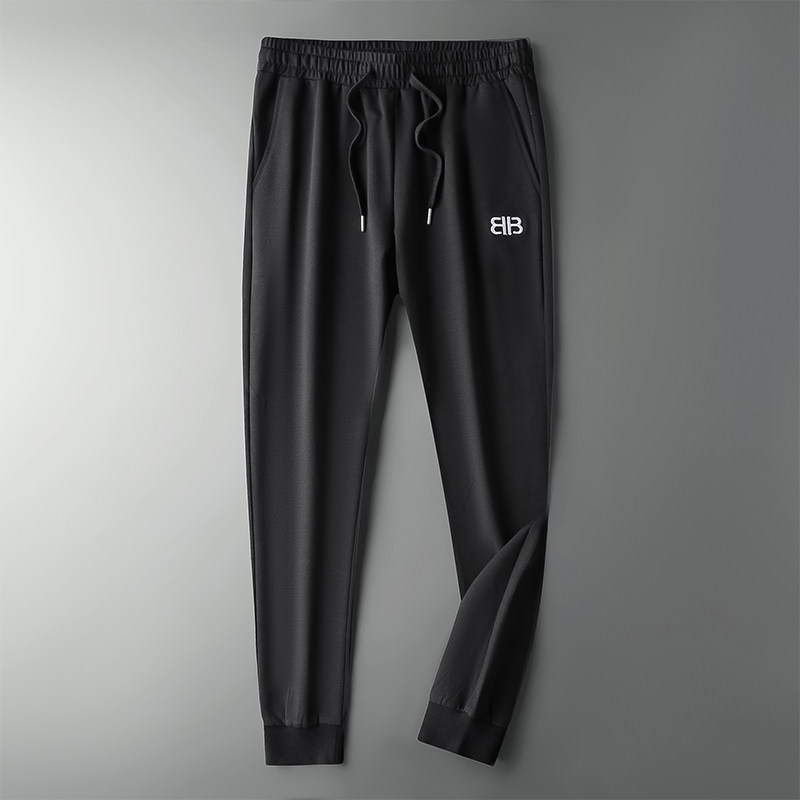 纯棉卫裤男春夏季薄宽松束脚跑步运动裤韩版潮流百搭抽绳休闲长裤