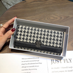 钱包女士2023新款长版多卡位卡包零钱包真皮钱夹大容量皮夹手机包