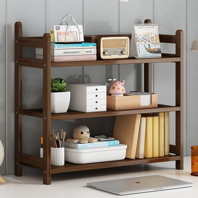 桌面书架置物架多层家用儿童书桌上收纳架实木客厅飘窗简易小书柜,住宅家具,书架,淘宝优惠券,粉丝福利购,淘宝优惠卷