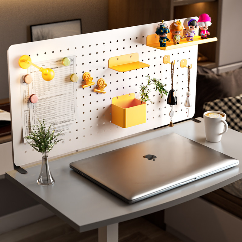 桌面洞洞板可夹立式桌上置物架免打孔配件书桌书架办公桌收纳挡板,住宅家具,搁板/置物架/家用陈列架,淘宝优惠券,粉丝福利购,淘宝优惠卷