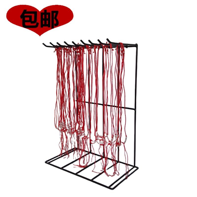 桌面挂手编绳单层红绳项链毛笔车挂件毛衣链饰品首饰展示收纳架子