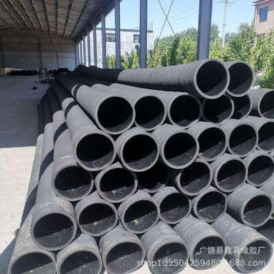 直销大口径钢丝骨架缠绕胶管埋吸管 水泵配套 抗洪防涝泥浆胶管