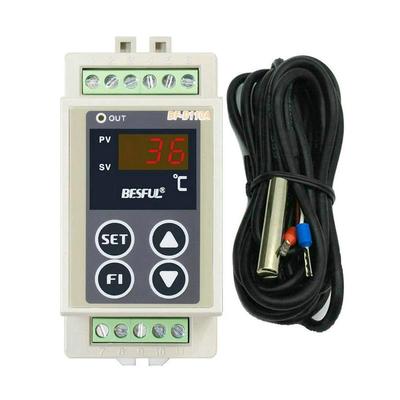 BF-D110A导轨式单路温度控制器加热制冷太阳能热水碧河温控器仪表