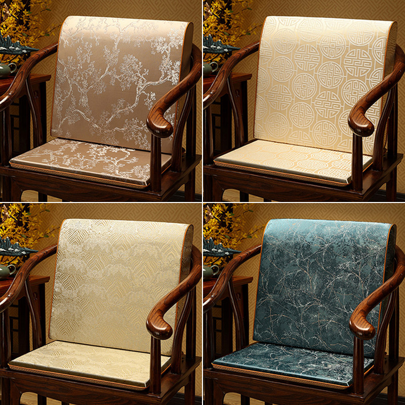 新中式靠背客厅红木沙发腰靠大靠背垫靠枕办公室椅子护腰靠垫腰垫