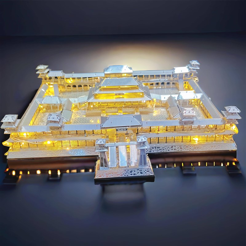 大朝汉宫 3D立体金属拼装模型高难D度拼图DIY手工益智成人玩具摆