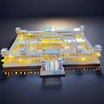 大朝汉宫 3D立体金属拼装模型高难D度拼图DIY手工益智成人玩具摆