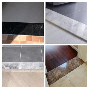 武汉天然大理石门槛石窗台u石淋浴挡水条定制岩板黑色板材现代简