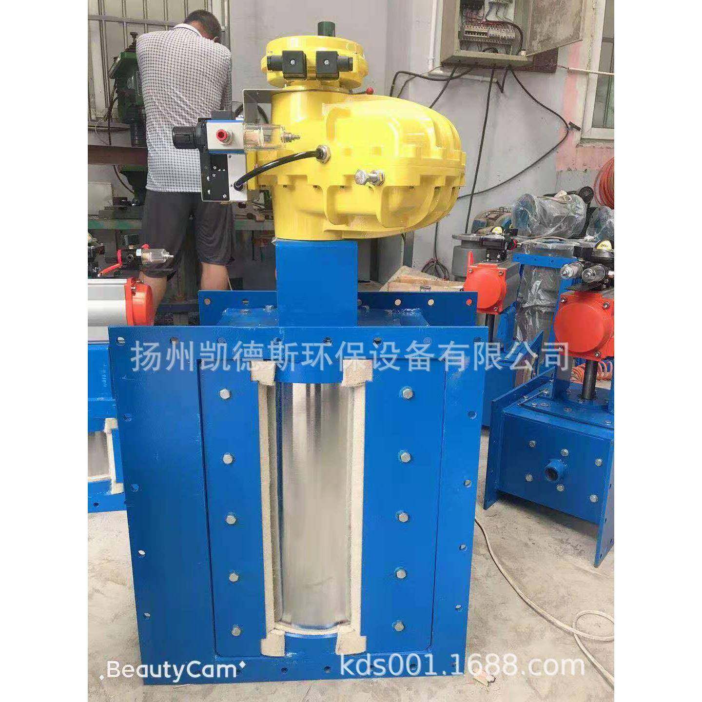 B500气动流量控制阀CP500气动弧形阀粉尘卸料阀500*500