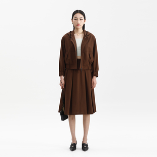 卡莉朵拉夹克C26C7115秋季 气质通勤休闲女短外套 新款