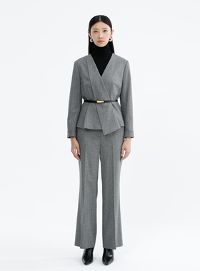 卡莉朵拉长裤C27D7215新款气质时尚百搭显瘦