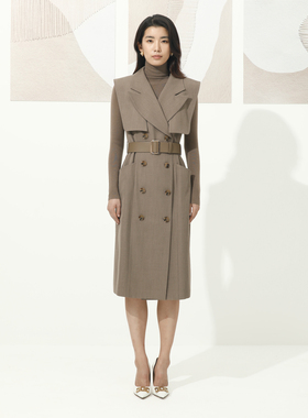 卡莉朵拉连衣裙C27C7543秋季新款气质通勤风女