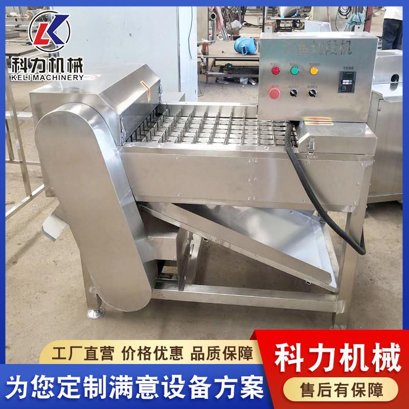 不锈钢自动切鱼块机器 秋刀鱼带鱼切段机自动切鱼机 厂家直营