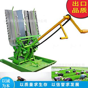 山地丘岭可调节插苗机 双行手摇式均匀插秧机 小型农业秧苗播种机