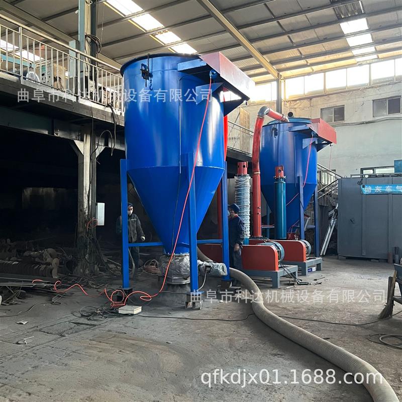 200型气动蝶阀控制卸料颗粒输送机 负压除尘式煤灰气力吸灰机