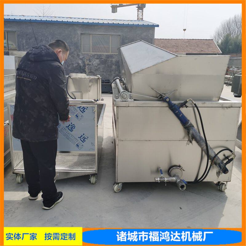 猪圈皮膨化油炸锅 水发肉皮全自动蒸煮锅 扒鸡烤鸭油炸锅