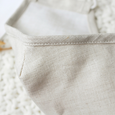 纯亚麻口罩 环保水洗重复使用 男女透气防尘防雾霾 可更换过滤片