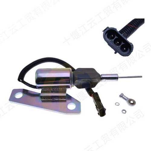 适用R200-5 R225-7康明斯6BT5.9发动机24V熄火器3991625 5267132