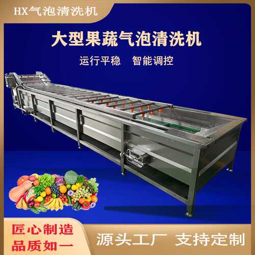果蔬气泡清洗机  荠菜清洗机