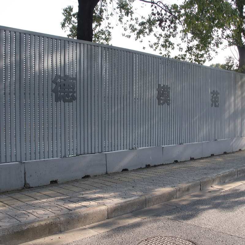 围挡无锡地铁灰色专用冲孔围挡折弯镀锌板施工工地彩钢围挡钢结构