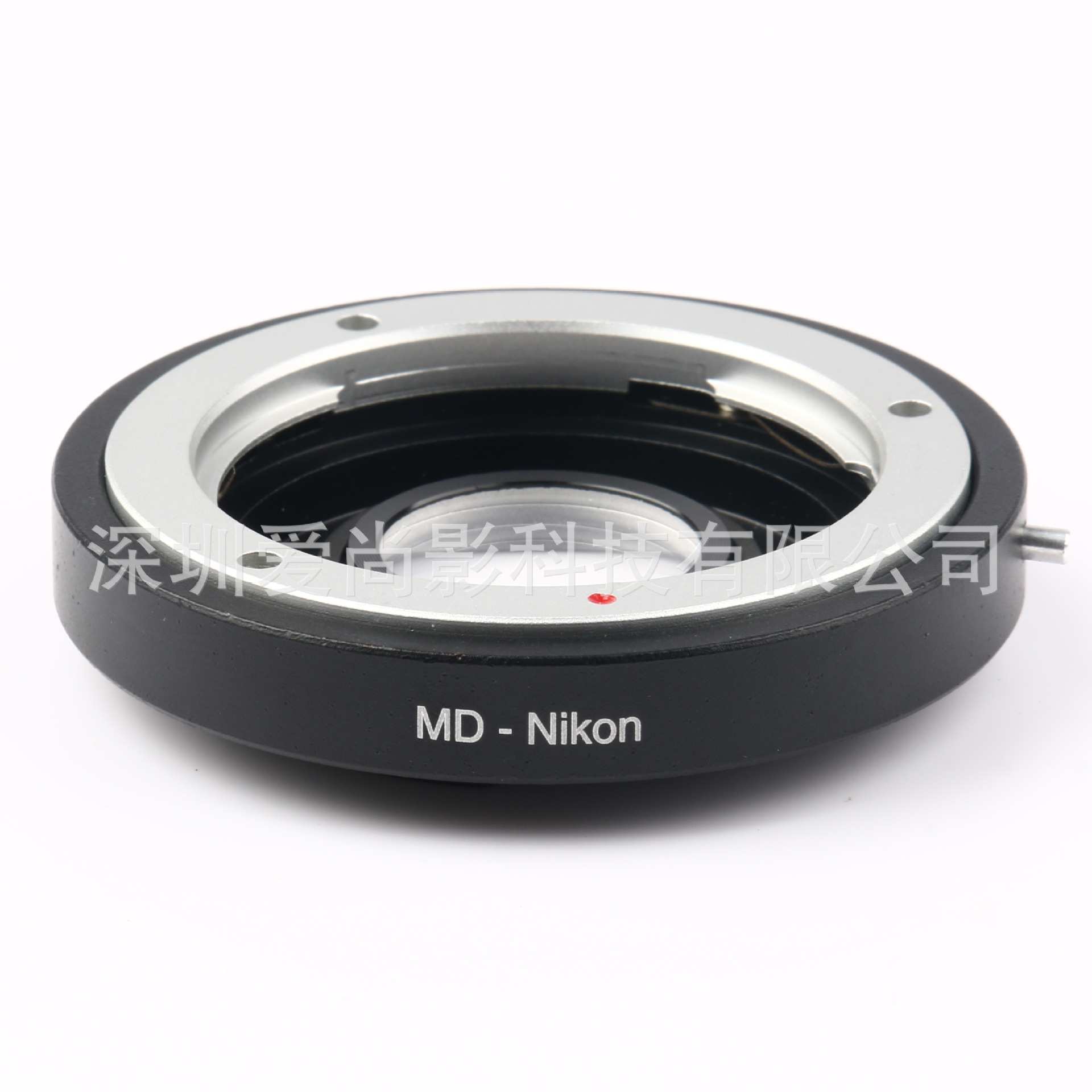 MD-NIKON转接环 美能达MD卡口镜头接适用尼康AI机身转接环带玻璃