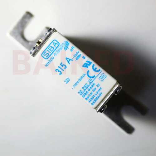 西霸 315A 690V 2028220 DIN80 200KA AC 700V SIBA GmbH GERMANY