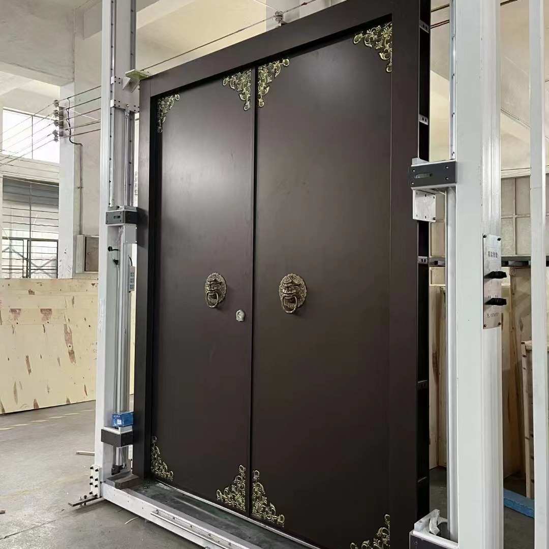 6MM铝板现代简约新中式入户门豪宅大门庭院入户铸铝装甲门安全门