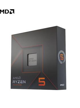 AMD锐龙5 7600X处理器5nm 6核12线程4.7GHz 105W AM5接口盒装CPU