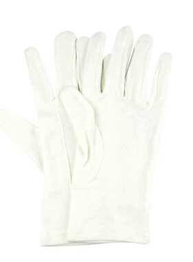 汉盾 HD-GP5507 涤纶18g 背三筋白色礼仪手套 10付/打，180g/打