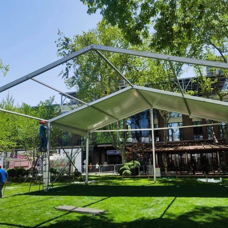 装配式篷房厂家定制铝合金篷房移动拼装可灵活选配尺寸和顶围布