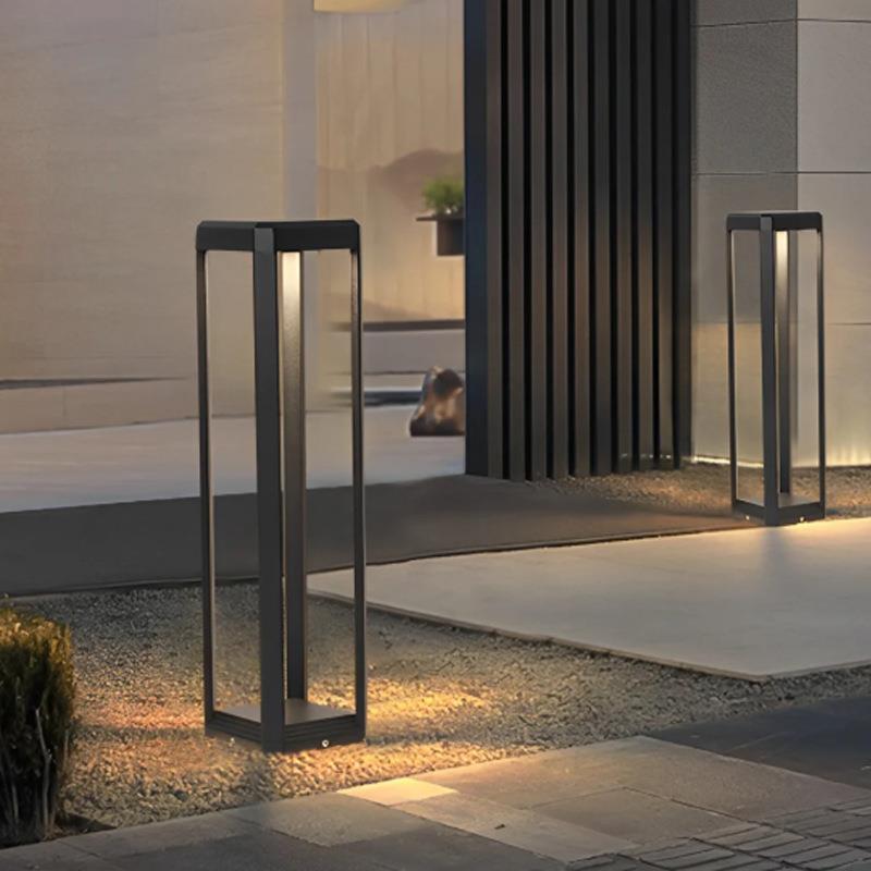 户外防水太阳能草坪灯设计师LED铝材现代简约别墅装饰庭院花园灯