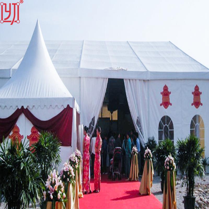 展会展销活动篷房欧式展览帐篷户外流动棚篷房铝合金婚礼大棚