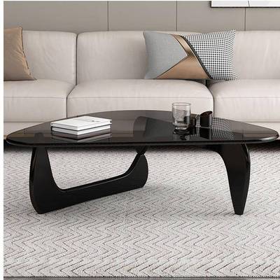 高档玻璃茶几轻奢现代出租屋茶几家用客厅茶几小户型钢化玻璃茶几