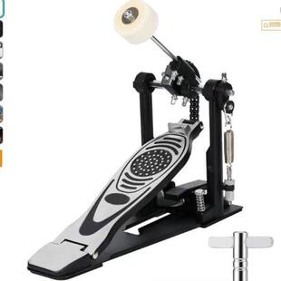 地鼓踩锤架子鼓单脚踏底鼓乐器配件爵士鼓踩踏板鼓架双弹簧升级