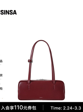 STAND OIL韩国女士25冬季经典立体可调节肩带通勤法棍包MUSINSA