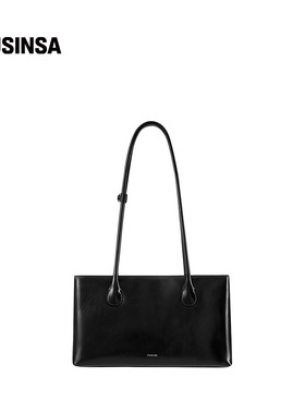 STAND OIL韩国女士25冬季光滑简约经典通勤百搭长柄方形包MUSINSA