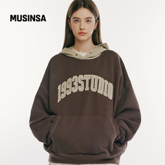 1993STUDIO韩国女士25冬季简约休闲舒适日常连帽卫衣MUSINSA