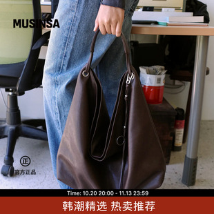 FINDKAPOOR韩国26秋季新品女士时尚流行纯色LENTA饺子包MUSINSA