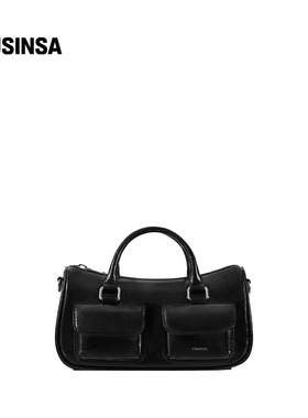 STAND OIL韩国女士25冬季经典方型立体口袋短柄保龄球包MUSINSA