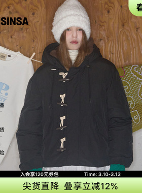 Codegraphy韩国女士春季时尚流行宽松连帽外套MUSINSA