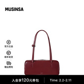 经典 STAND OIL韩国女士25冬季 立体可调节肩带通勤法棍包MUSINSA