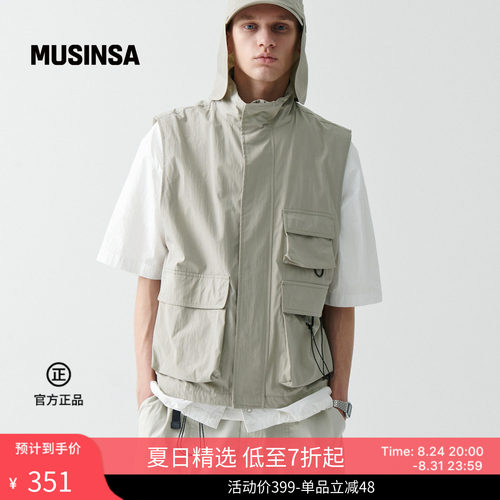 musinsa standard韩国26春季新品男士时尚百搭潮流简约工装背心